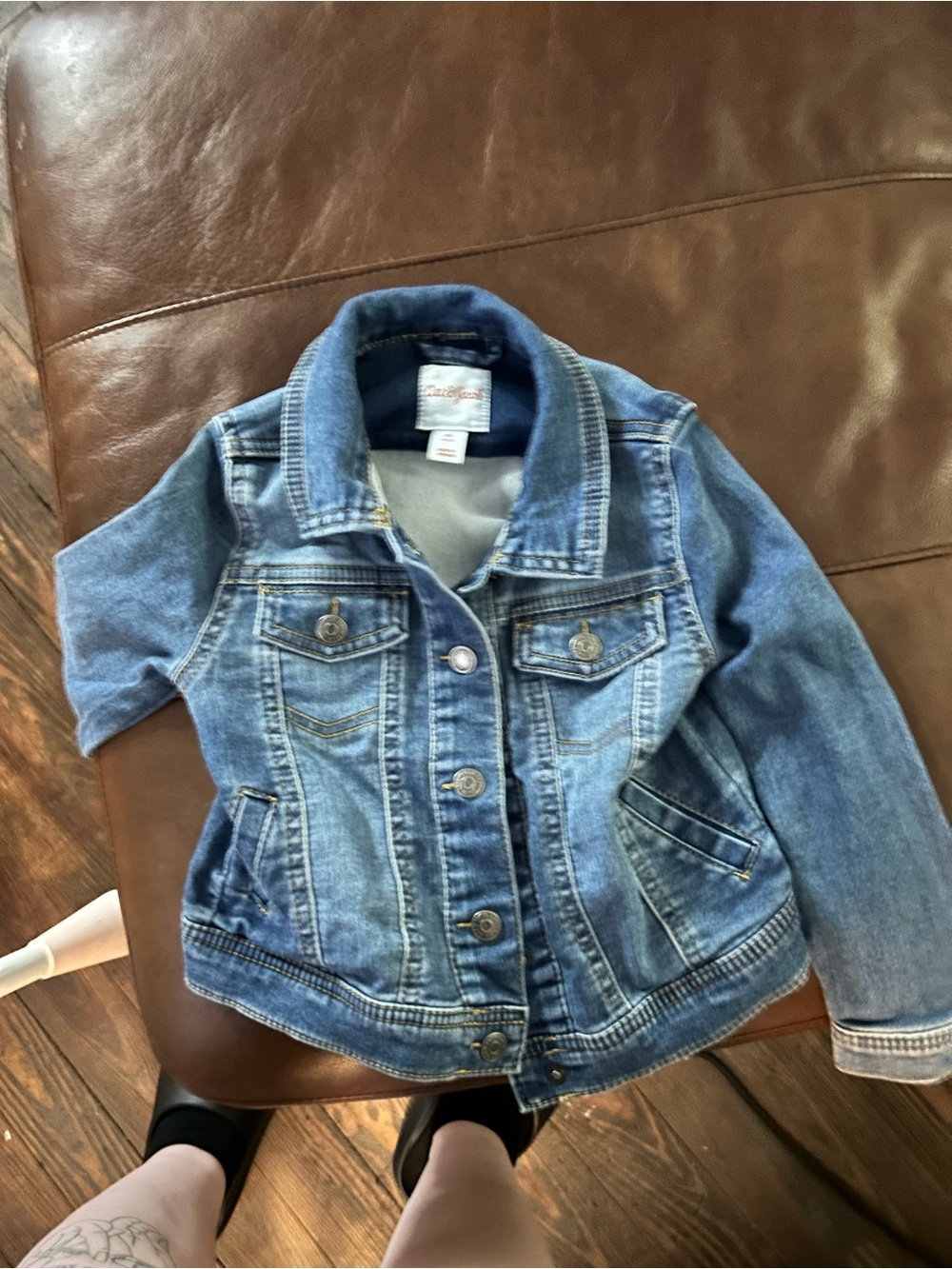 Cat & Jack Light Blue Denim Jacket for Kids